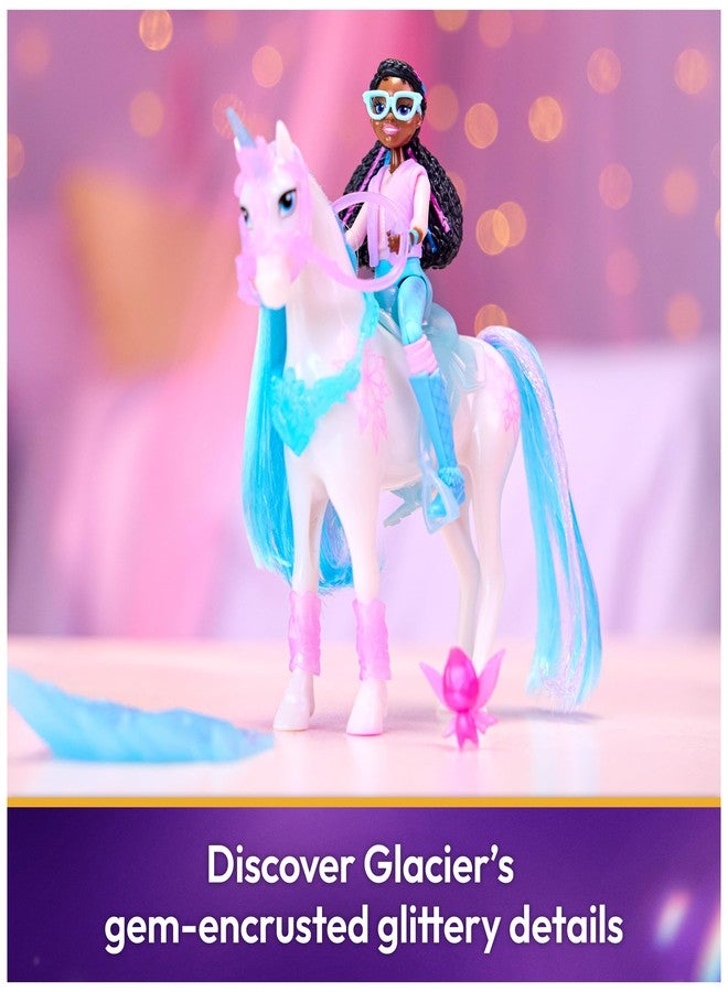 Unicorn Academy أكاديمية يونيكورن، مغامرة الأحجار الكريمة الجليدية مع دمية ليلى و13 ملحقًا، دمى وألعاب يونيكورن للبنات من عمر 4 سنوات فما فوق - Image 5